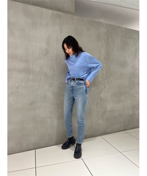 MOUSSY（マウジー）の「BASIC LEATHER ベルト（ベルト・レディース・ブラック/ホワイト・FREE）」の15枚目の写真