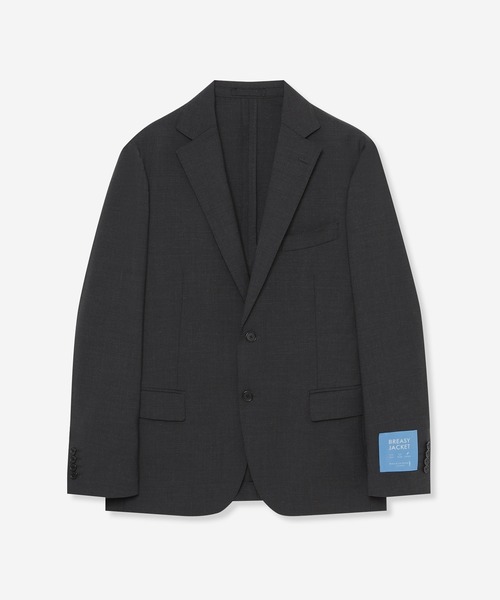 【L】【BREASY JACKET】トロピカル無地セットアップジャケット