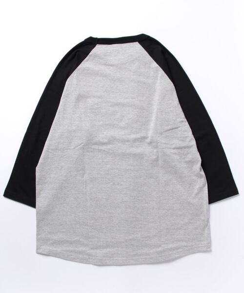 Daily russet（デイリー ラシット）の「【Casper】/ ラグランTシャツ（Tシャツ/カットソー・レディース・ホワイト/グレー・FREE）」の7枚目の写真