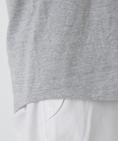 Daily russet（デイリー ラシット）の「【Casper】/ ラグランTシャツ（Tシャツ/カットソー・レディース・ホワイト/グレー・FREE）」の9枚目の写真