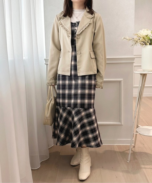 apres jour(アプレジュール)の「アソートマーメイドキャミワンピース【ZOZOTOWN限定アイテム】(ワンピース・レディース・ブラック/ブラック系その他/ネイビー/ベージュ・X-LARGE/フリー)」の8枚目の写真