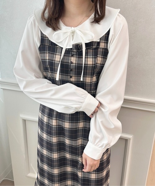 apres jour(アプレジュール)の「アソートマーメイドキャミワンピース【ZOZOTOWN限定アイテム】(ワンピース・レディース・ブラック/ブラック系その他/ネイビー/ベージュ・X-LARGE/フリー)」の7枚目の写真