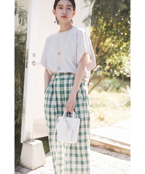 WoM（ワム）の「BANANA CLOTH BIG T（Tシャツ/カットソー・レディース・アイボリー/スミクロ/ブルー・FREE）」の4枚目の写真