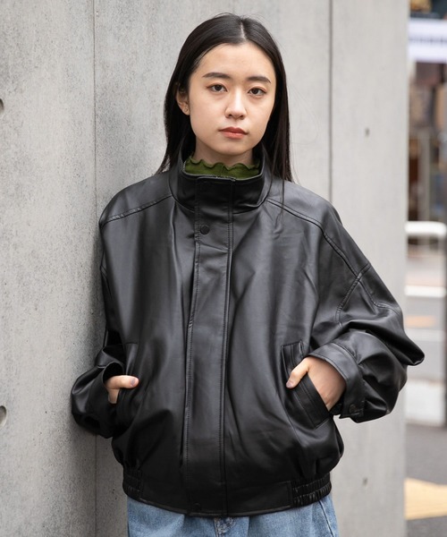 LADY VOLUME（レディーボリューム）の「Lady Volume／9042 オーバーJP 2191515（ブルゾン・レディース・ブラック・FREE）」の5枚目の写真