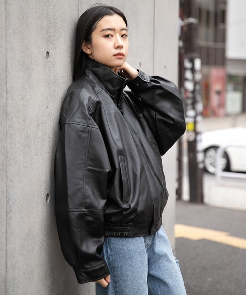 LADY VOLUME（レディーボリューム）の「Lady Volume／9042 オーバーJP 2191515（ブルゾン・レディース・ブラック・FREE）」の8枚目の写真