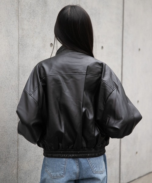 LADY VOLUME（レディーボリューム）の「Lady Volume／9042 オーバーJP 2191515（ブルゾン・レディース・ブラック・FREE）」の18枚目の写真