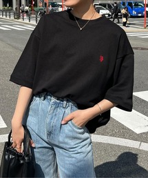 U.S. POLO ASSN. | 裏毛1ポイント刺繍半袖スウェット(スウェット)
