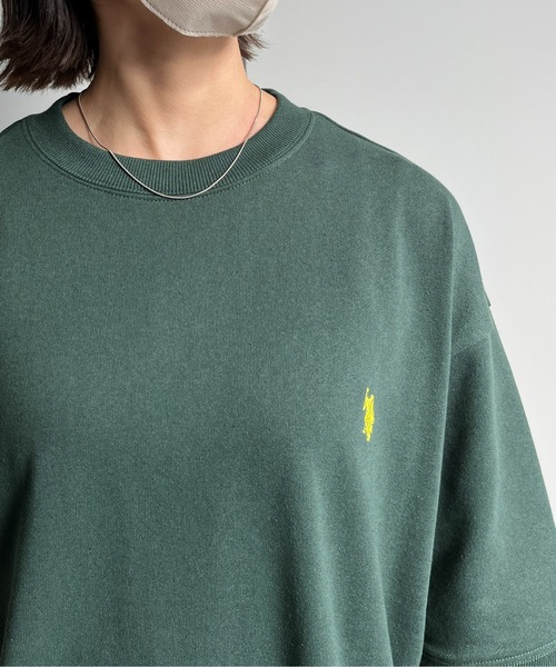 U.S. POLO ASSN.(ユーエスポロアッスン)の「裏毛1ポイント刺繍半袖スウェット(スウェット・メンズ・グレー/グリーン/ブラック・MEDIUM/LARGE)」の21枚目の写真