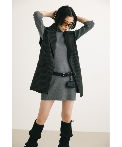 SLY（スライ）の「FLAT FRAME EYEWEAR フラットフレーム アイウェア サングラス UVカット99.9％ 紫外線カット 紫外線対策（サングラス・レディース・ブラック/マルチ・FREE）」の9枚目の写真