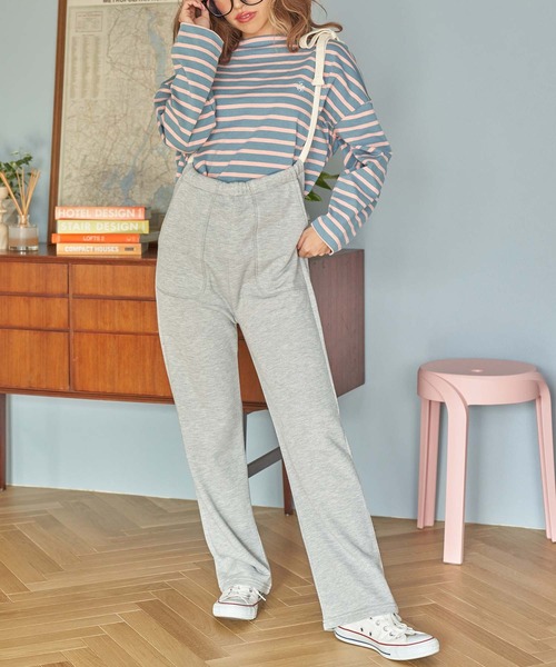 anap mimpi(アナップミンピ)の「メニーウェイサス付きスウェットパンツ(スウェットパンツ・レディース・カーキ/ネイビー/グレー・FREE)」の2枚目の写真