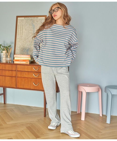 anap mimpi(アナップミンピ)の「メニーウェイサス付きスウェットパンツ(スウェットパンツ・レディース・カーキ/ネイビー/グレー・FREE)」の15枚目の写真