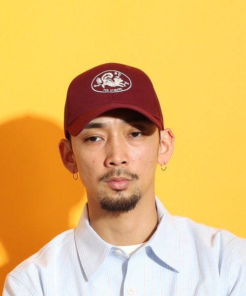 ROTAR（ローター）の「THE STINKER  Trucker CAP（キャップ・メンズ・バーガンディー/ネイビー/ベージュ/ダークグリーン/ブラック・FREE）」の6枚目の写真