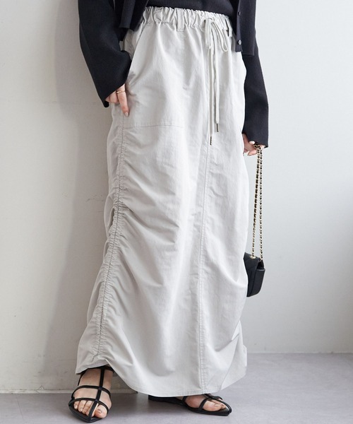 【WEB限定】サイドドロストワークスカート