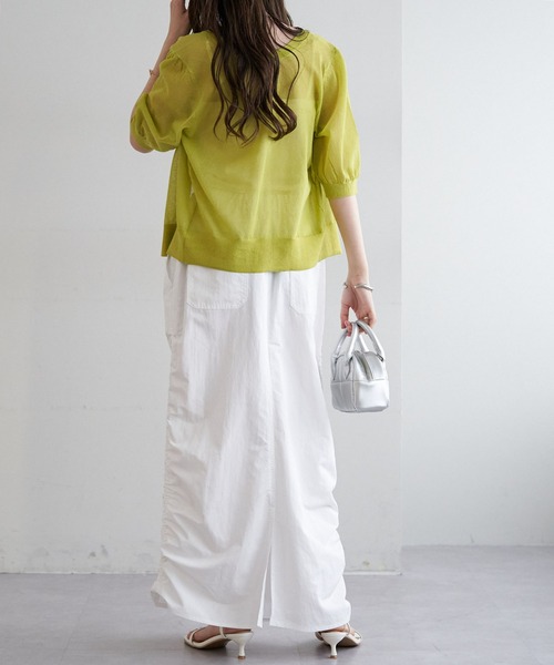 【WEB限定】サイドドロストワークスカート