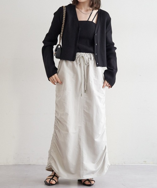 【WEB限定】サイドドロストワークスカート