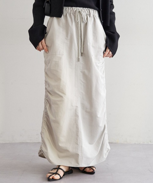 【WEB限定】サイドドロストワークスカート