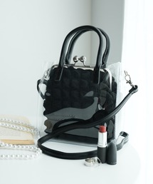 WEGO | WEGO/ポップコーンガマ口クリアショルダー(ショルダーバッグ)