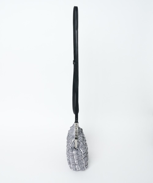 WEGO(ウィゴー)の「WEGO/ポップコーンガマ口クリアショルダー(ショルダーバッグ・レディース・パープル系その他/ホワイト/ブラック系その他/ブラック・FREE)」の22枚目の写真