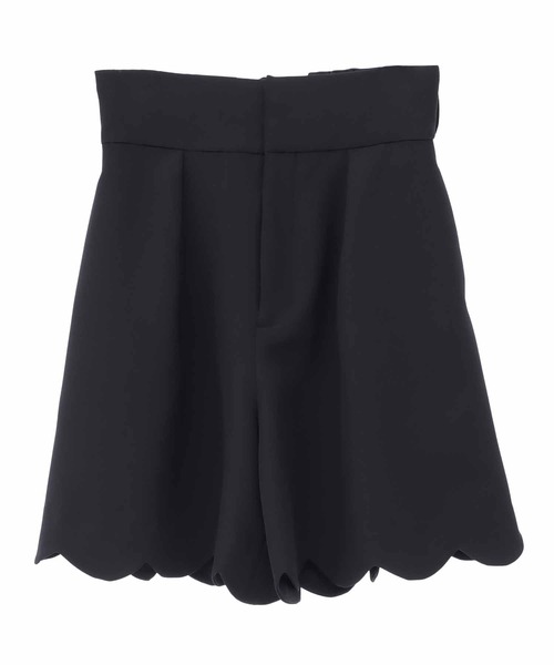 31 Sons de mode（トランテアン　ソン　ドゥ　モード）の「スカラップキュロットパンツ（その他パンツ・レディース・ブラック/ピンク・36/38）」の13枚目の写真