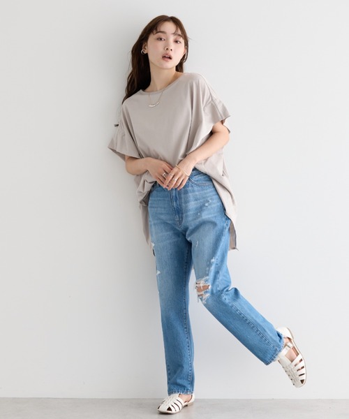 PASALIENSアメリカン ルーズ ダメージジーンズ デニムパンツ SOMEDIFF ジーパン メンズ ダメージデニムパンツ ジーンズ