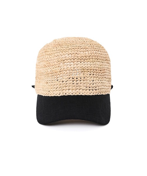 Narcissus（ナルシス）の「【Narcissus】ジュートキャップ（キャップ・レディース・ブラック/ベージュ・FREE）」の10枚目の写真