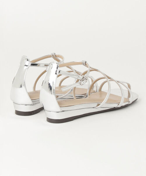 PANIER（パニエ）の「【PANIER/パニエ】スリムライングラディエーターサンダル（サンダル・レディース・シルバー/ブラック・23/24）」の11枚目の写真