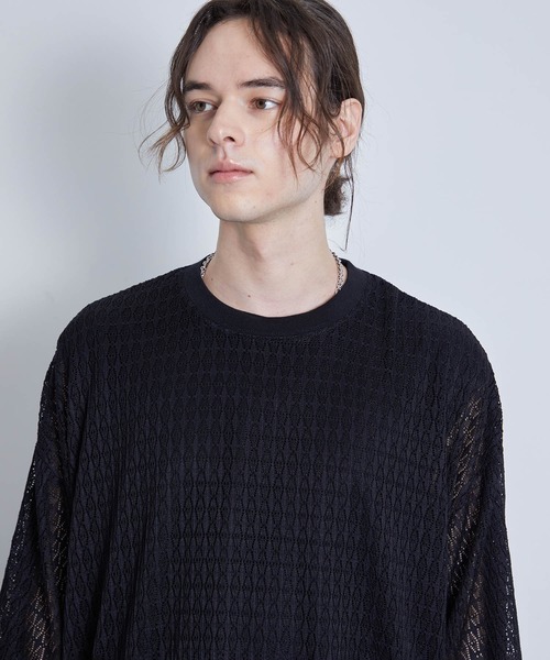 JUNRED（ジュンレッド）の「レースアンサンブルビッグT（アンサンブル・メンズ・ホワイト/グリーン/ブラック・L/M/S）」の18枚目の写真
