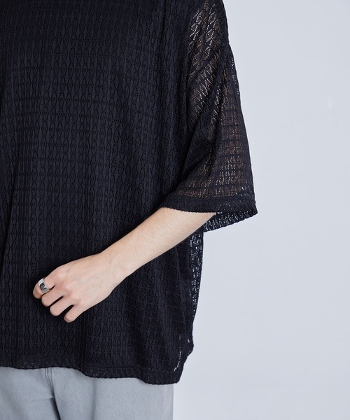 JUNRED（ジュンレッド）の「レースアンサンブルビッグT（アンサンブル・メンズ・ホワイト/グリーン/ブラック・L/M/S）」の19枚目の写真