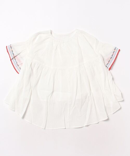 LOWRYS FARM（ローリーズファーム）の「ヨウリュウシシュウブラウス　906592（シャツ/ブラウス・キッズ・ブラック/ホワイト/イエロー・110cm/120cm/130cm/140cm/150cm）」の15枚目の写真