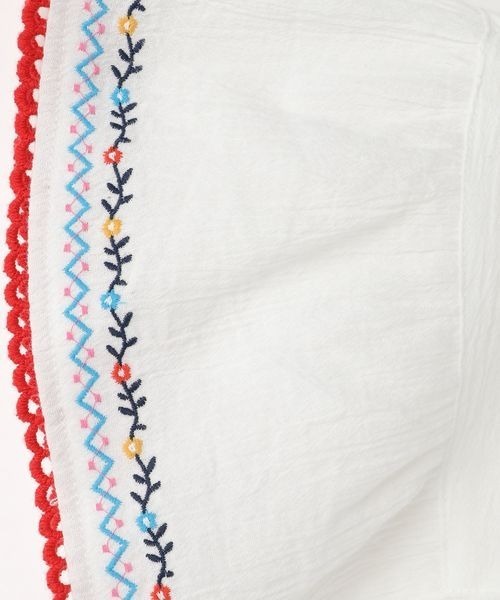 LOWRYS FARM（ローリーズファーム）の「ヨウリュウシシュウブラウス　906592（シャツ/ブラウス・キッズ・ブラック/ホワイト/イエロー・110cm/120cm/130cm/140cm/150cm）」の10枚目の写真