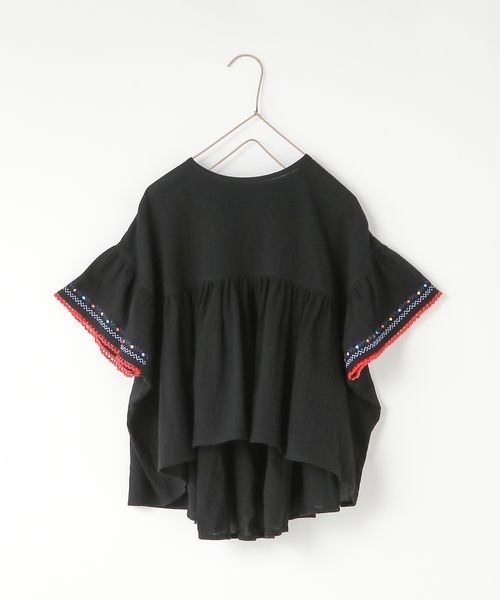 LOWRYS FARM（ローリーズファーム）の「ヨウリュウシシュウブラウス　906592（シャツ/ブラウス・キッズ・ブラック/ホワイト/イエロー・110cm/120cm/130cm/140cm/150cm）」の13枚目の写真