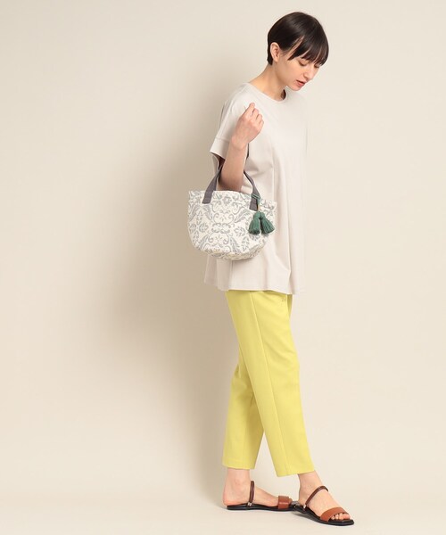 HEMING’S(ヘミングス)の「◆HEMING'S エスニック柄バッグ【ギフトにも】(トートバッグ・レディース・チャコール/ホワイト系その他5・00)」の12枚目の写真