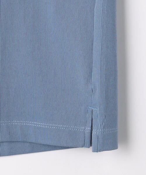 green label relaxing（グリーンレーベルリラクシング）の「COMFY COOL ピケ ボタンダウン ポロシャツ -接触冷感-（ポロシャツ・メンズ・コバルトブルー/ホワイト・XL/L/M/S）」の13枚目の写真