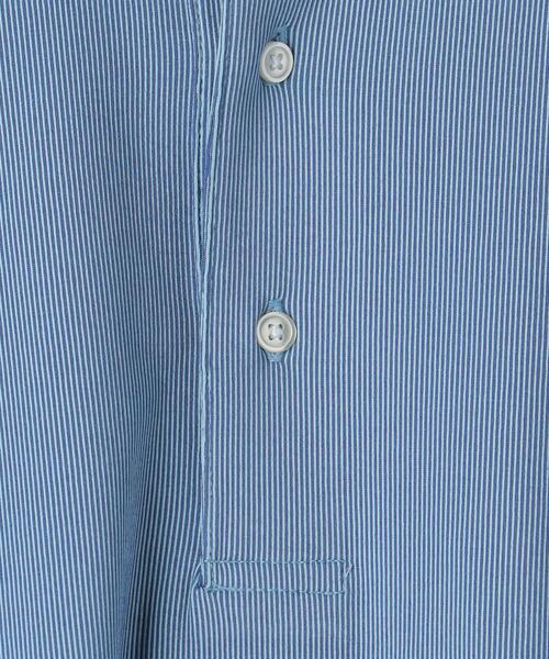 green label relaxing（グリーンレーベルリラクシング）の「COMFY COOL ピケ ボタンダウン ポロシャツ -接触冷感-（ポロシャツ・メンズ・コバルトブルー/ホワイト・XL/L/M/S）」の14枚目の写真