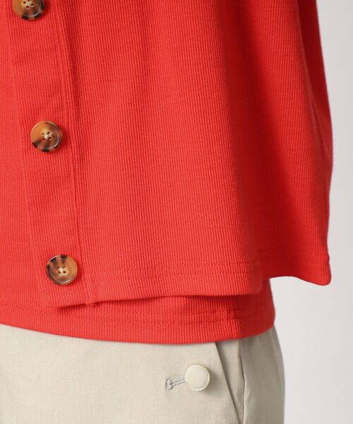 grove(グローブ)の「◆テレコカーディガン×キャミソールアンサンブル(アンサンブル・レディース・ブラック/ホワイト系5/レッド系1・01/03/04/05/02)」の16枚目の写真