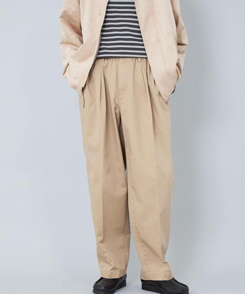 CITEN(シテン)の「<CITEN>ヒュージ 2P チノパンツ(チノパンツ・メンズ・ロイヤルブルー/ブラック/ベージュ・M/L)」の1枚目の写真