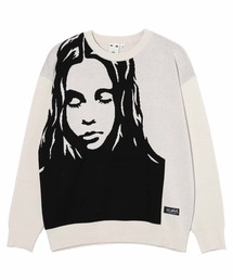 X-girl | FACE JACQUARD KNIT TOP(ニット/セーター)