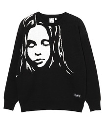 X-girl | FACE JACQUARD KNIT TOP(ニット/セーター)
