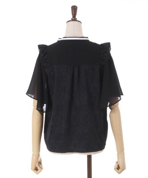 axes femme（アクシーズファム）の「ジャカードチャイナブラウス