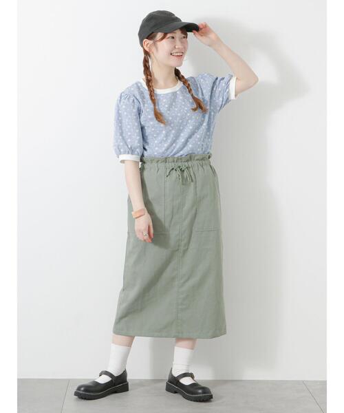 ehka sopo（エヘカソポ）の「チェック花刺繍プルオーバー（シャツ/ブラウス・レディース・サックスブルー/ベージュ/レッド/ブラック・F）」の16枚目の写真