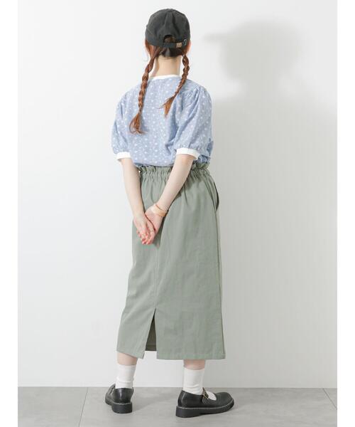 ehka sopo（エヘカソポ）の「チェック花刺繍プルオーバー（シャツ/ブラウス・レディース・サックスブルー/ベージュ/レッド/ブラック・F）」の18枚目の写真