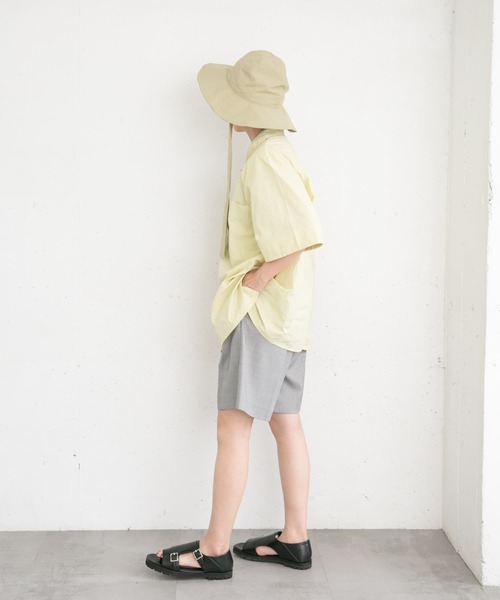 KBF（ケイビーエフ）の「ショルダータックナイロンシャツ（シャツ/ブラウス・レディース・イエロー/ブルー系その他/ブラウン系その他・ONE）」の9枚目の写真