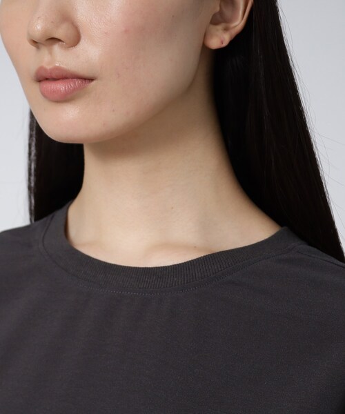 GALLEST（ギャレスト）の「【洗える】ジョーゼットロゴトップス（Tシャツ/カットソー・レディース・チャコールグレー/ホワイト系・38）」の21枚目の写真