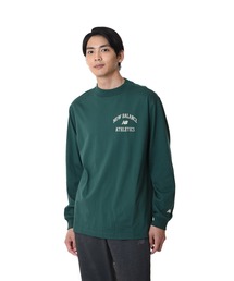 Athletics Varsity モックネック ロングスリーブTシャツ