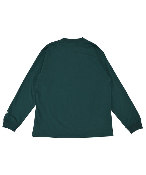 NEW BALANCE(ニューバランス)の「Athletics Varsity モックネック ロングスリーブTシャツ(Tシャツ/カットソー・メンズ・グリーン/ライトグレー・MEDIUM/LARGE/XX-LARGE/X-LARGE/SMALL)」の14枚目の写真