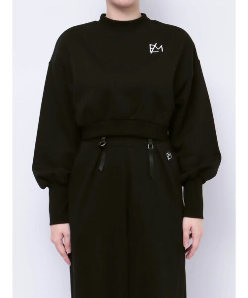 EATME（イートミー）の「ロゴ刺繍ハイネックTOP（Tシャツ/カットソー・レディース・アイボリー/グリーン/ブラック・FREE）」の19枚目の写真