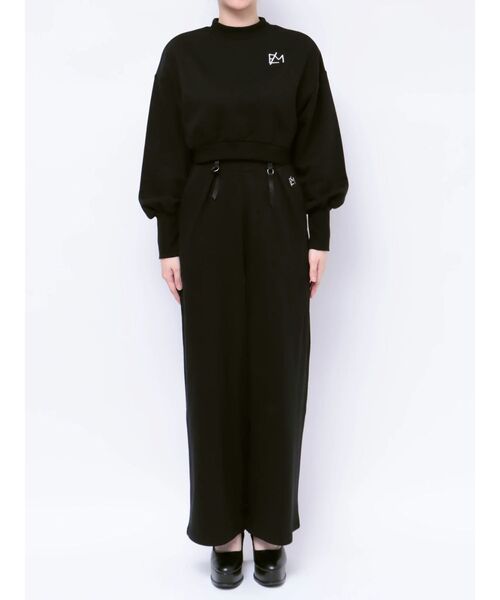 EATME（イートミー）の「ロゴ刺繍ハイネックTOP（Tシャツ/カットソー・レディース・アイボリー/グリーン/ブラック・FREE）」の12枚目の写真