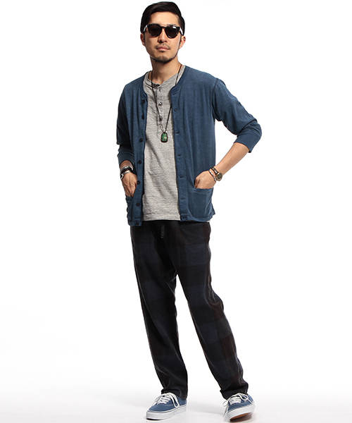 B:MING by BEAMS（ビーミングバイビームス）の「ビーミング by ビームス / ケミカルブロックチェックイージーパンツ（その他パンツ・メンズ・チャコールグレー/ネイビー/レッド・LARGE/MEDIUM）」の5枚目の写真