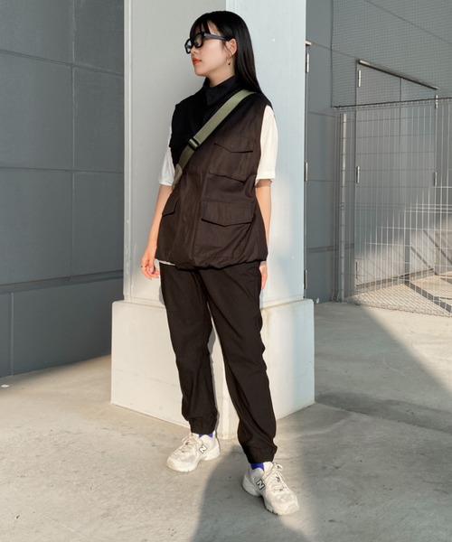 RODEO CROWNS WIDE BOWL（ロデオクラウンズワイドボウル）の「DREAMSTRETCH EASYJOGPANTS（その他パンツ・レディース・カーキ/アイボリー/ブラック/オレンジ・SMALL/MEDIUM）」の3枚目の写真