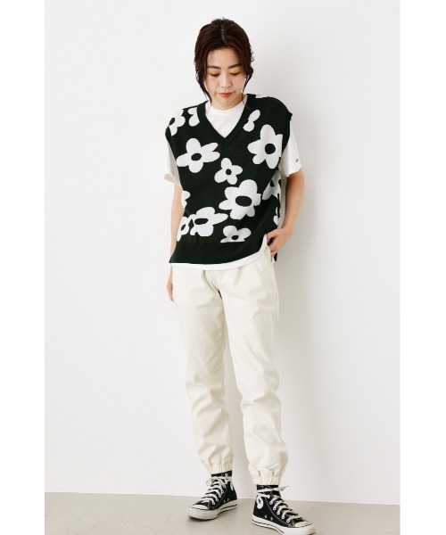 RODEO CROWNS WIDE BOWL（ロデオクラウンズワイドボウル）の「DREAMSTRETCH EASYJOGPANTS（その他パンツ・レディース・カーキ/アイボリー/ブラック/オレンジ・SMALL/MEDIUM）」の11枚目の写真